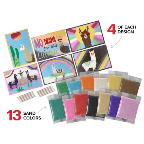 ArtiSands™ Color With Sand - No Drama Llama, Makes 24